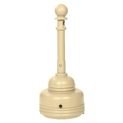 Eagle Beige Plastic/Steel Smoking Receptacle 5 qt